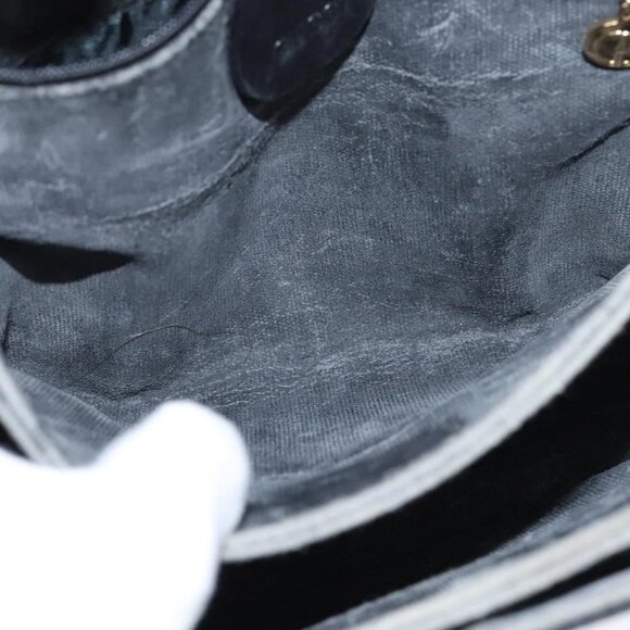 GUCCI Shoulder Bag Nylon Black Gold 001 14 0712 Auth 150087 - Picture 13 of 16